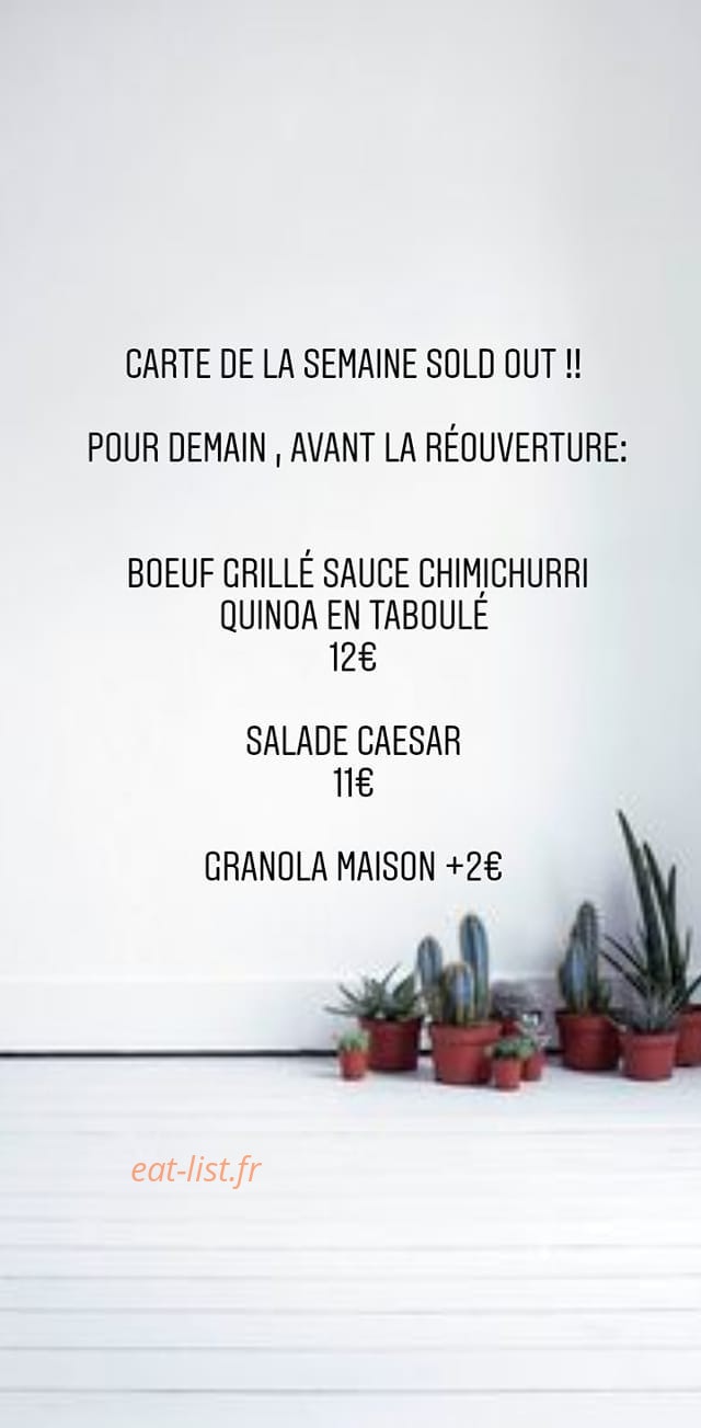 Carte et menu de Au Resto Les Filles à Maussanne les Alpilles — Un exemple de menu du jour