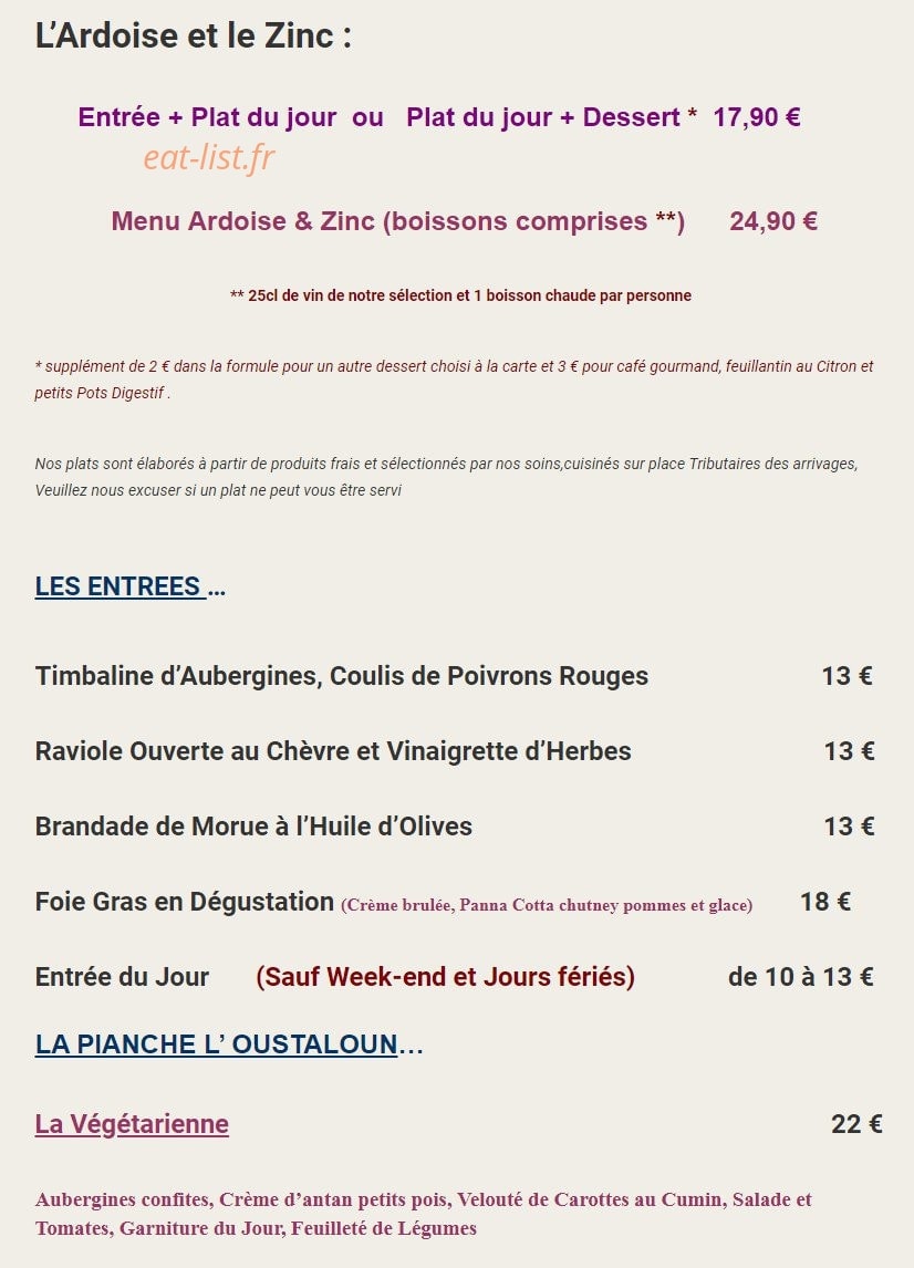 L'Oustaloun — carte page 2