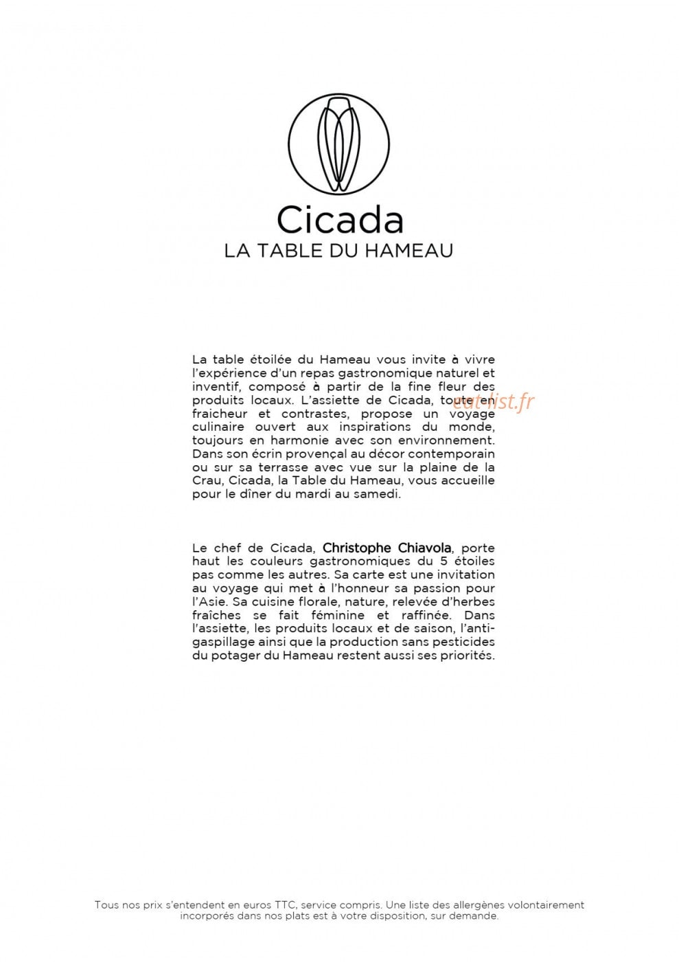 Hameau des Baux — carte page 1