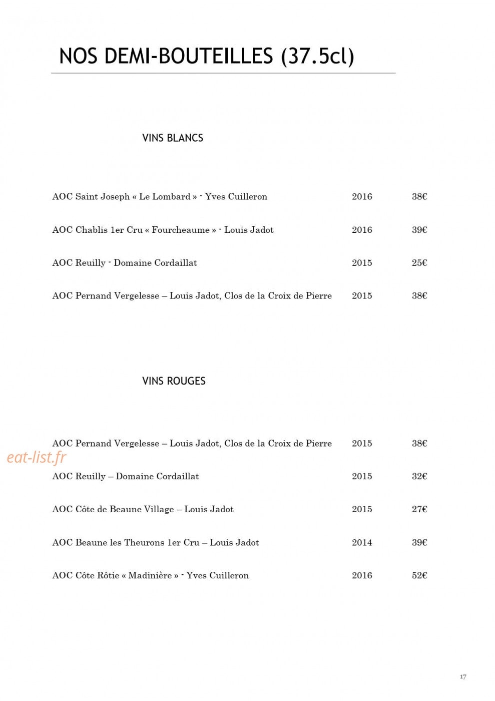 Nancy Bourguignon — carte page 19
