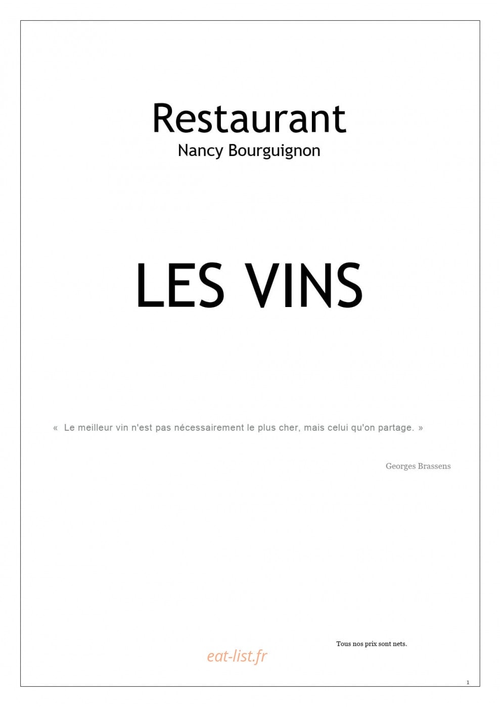 Nancy Bourguignon — carte page 3