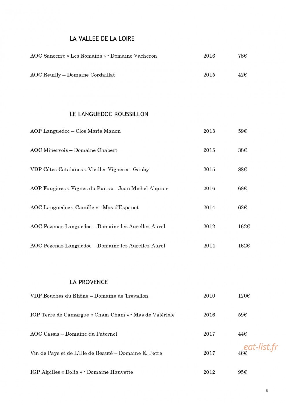 Nancy Bourguignon — carte page 10