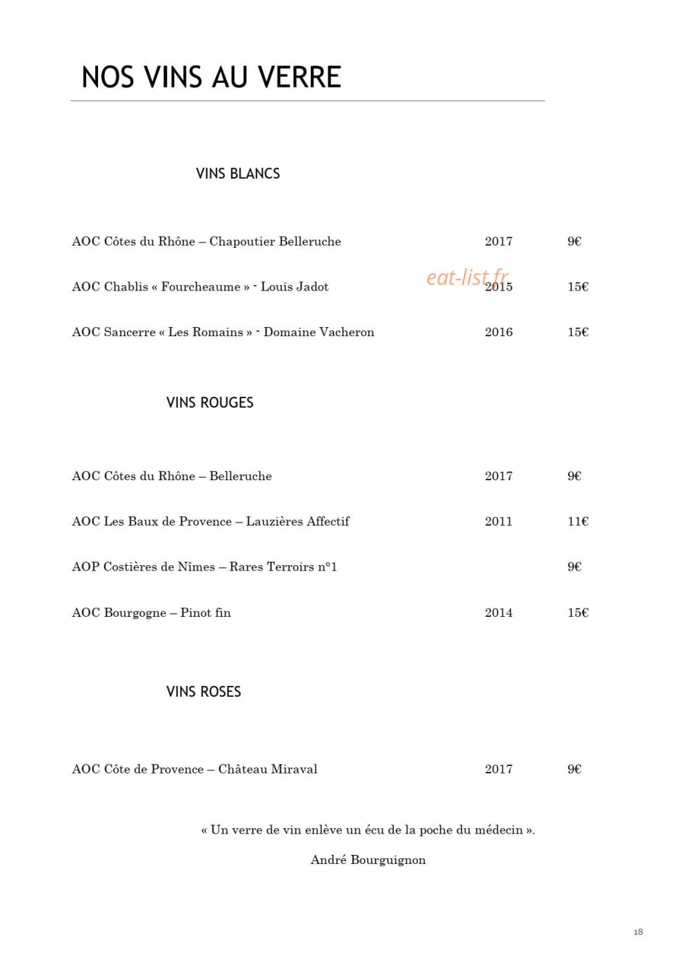 Nancy Bourguignon — carte page 20