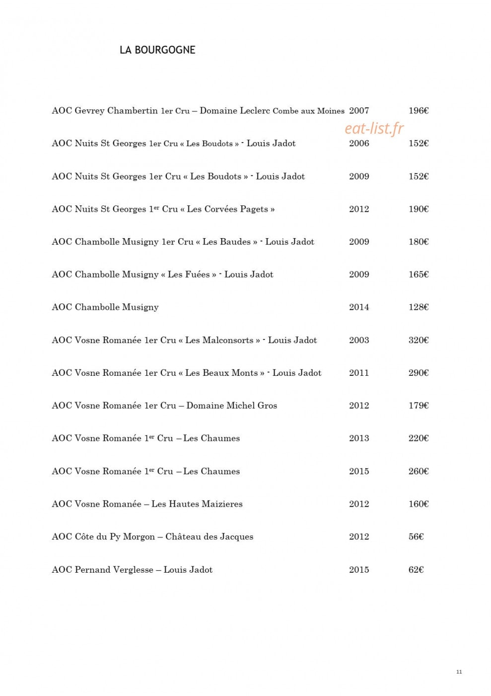 Nancy Bourguignon — carte page 13