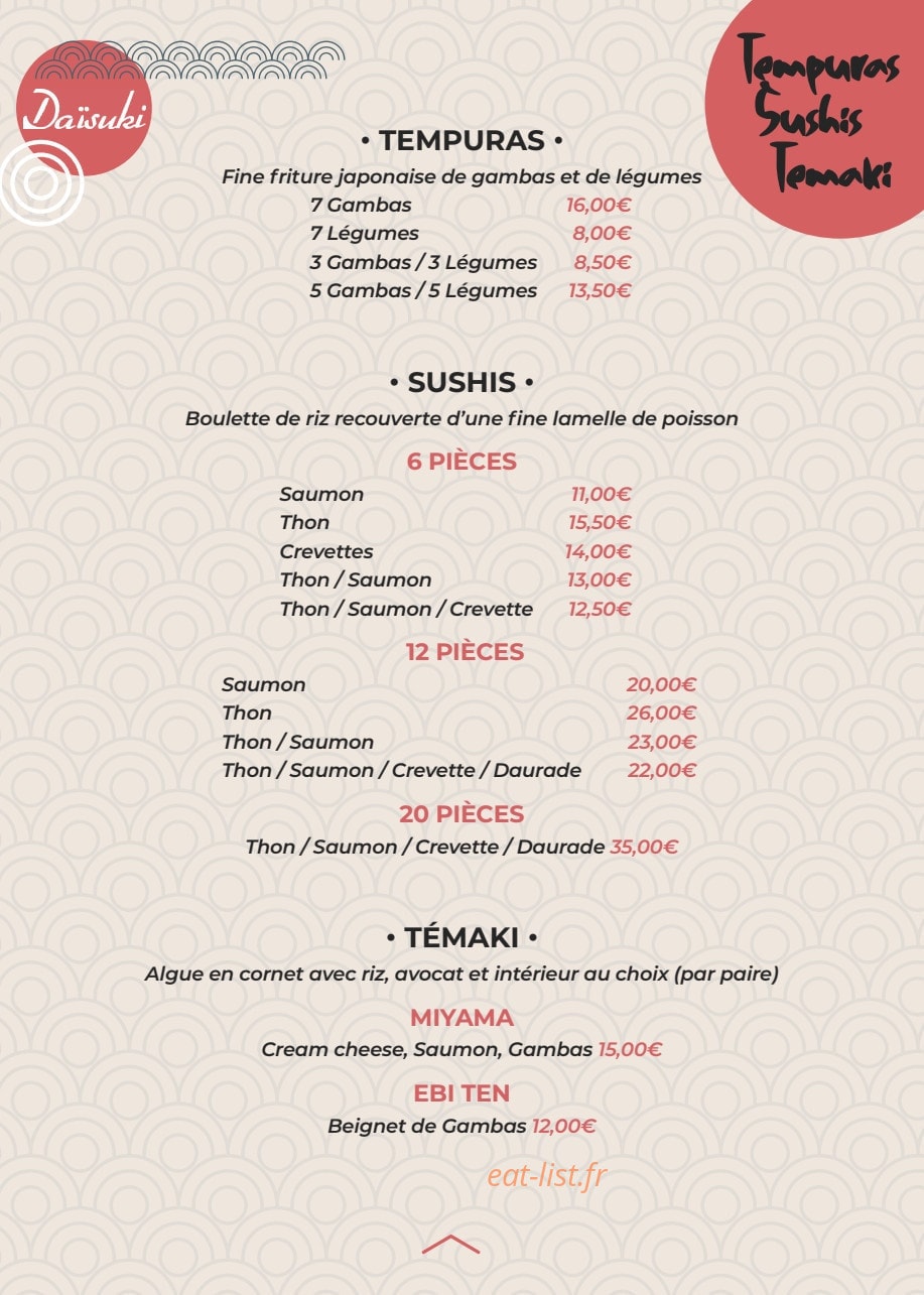 Daïsuki — carte page 6