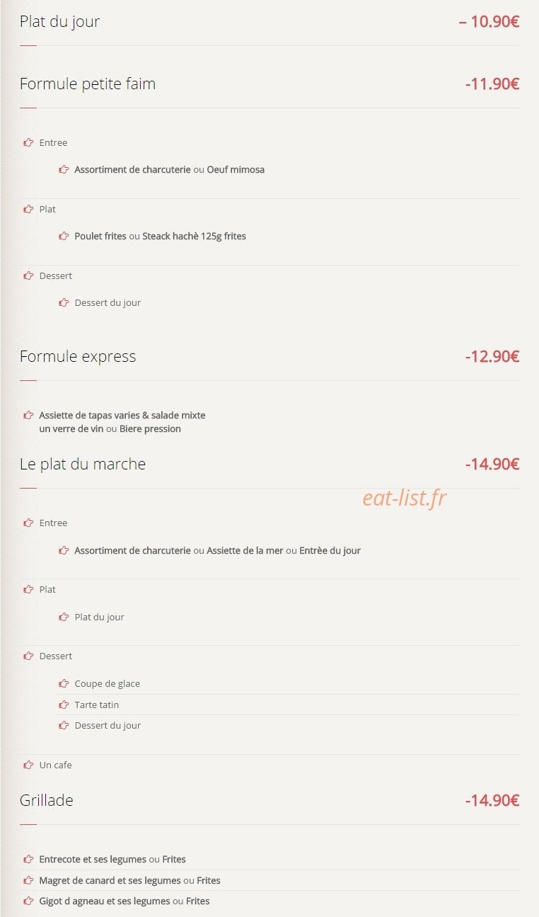 L'épicerie — carte page 1