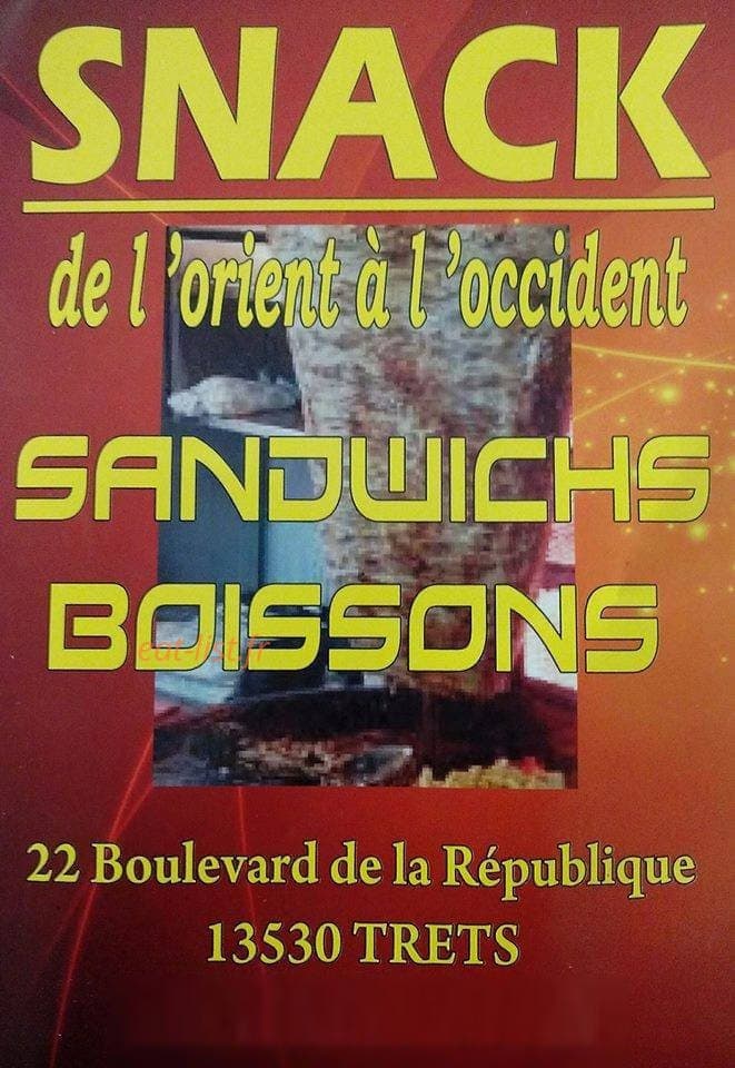 Snack De L'orient À L'occident — carte page 1