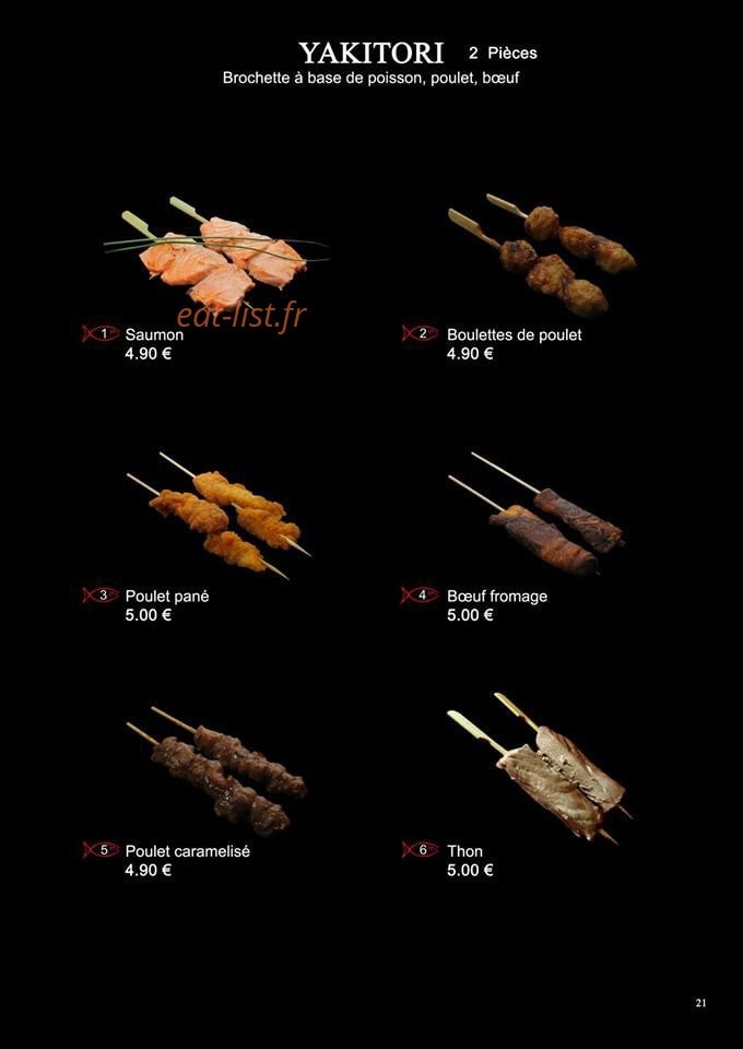 Sushi Kohi — carte page 9