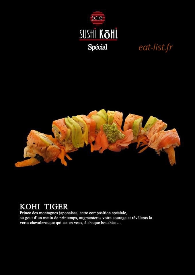Sushi Kohi — carte page 10
