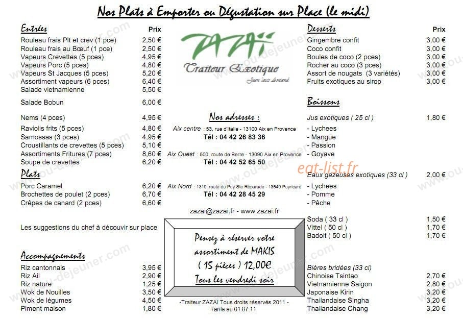 Zazaï — carte page 1