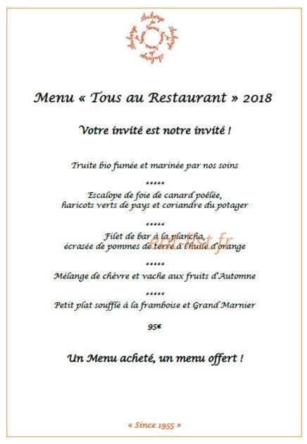 Auberge de Noves — carte page 2