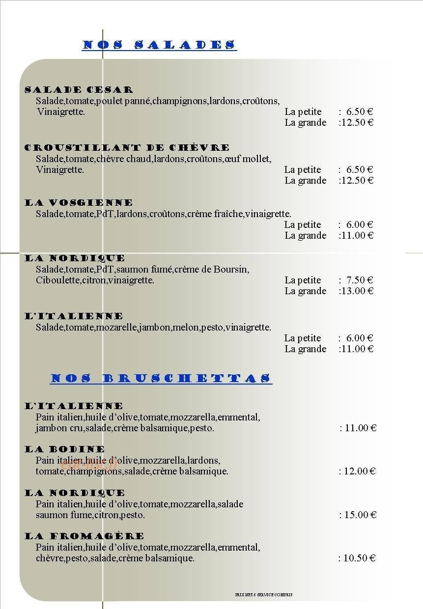 La doudou — carte page 1