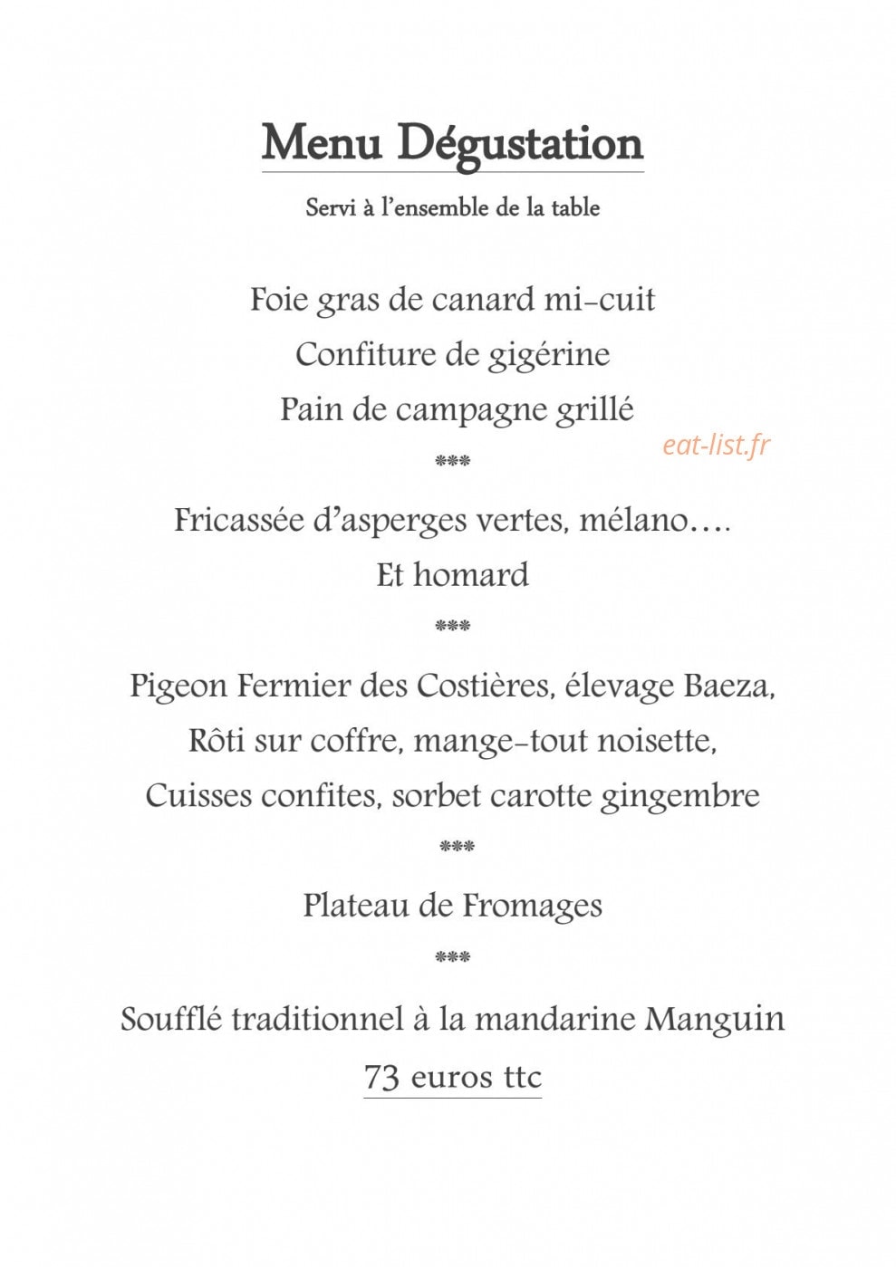 La Maison — carte page 5