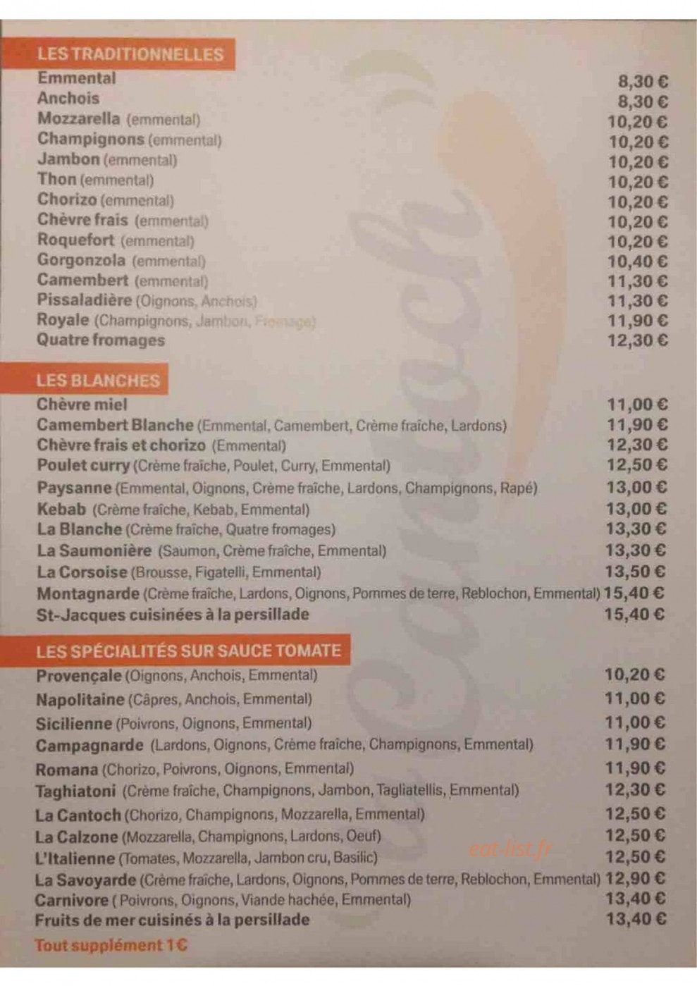 La Cantoch — carte page 1