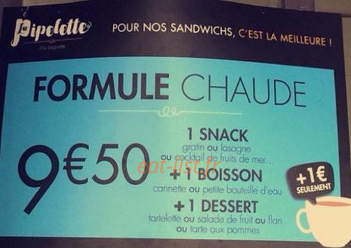 Le Fournil — carte page 3
