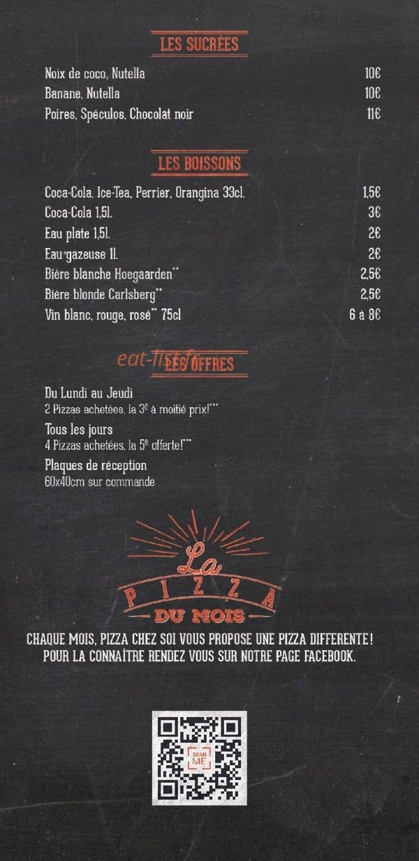 Pizza Chez Soi — carte page 6