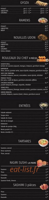 Sushi'K — carte page 4