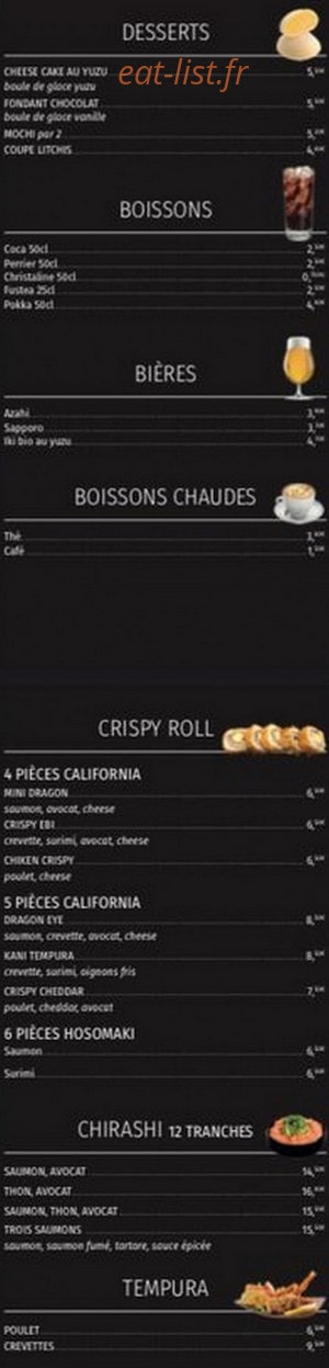 Sushi'K — carte page 7