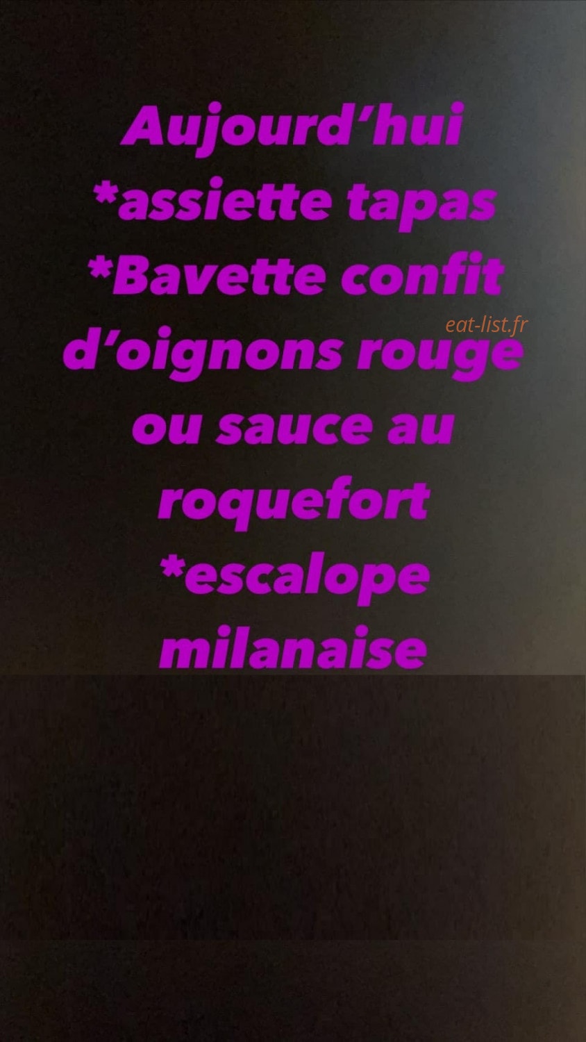 Carte et menu de Au petit creux à La Fare les Oliviers — Des suggestions
