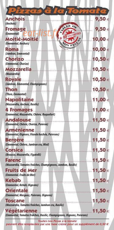 Chez Marius — carte page 2