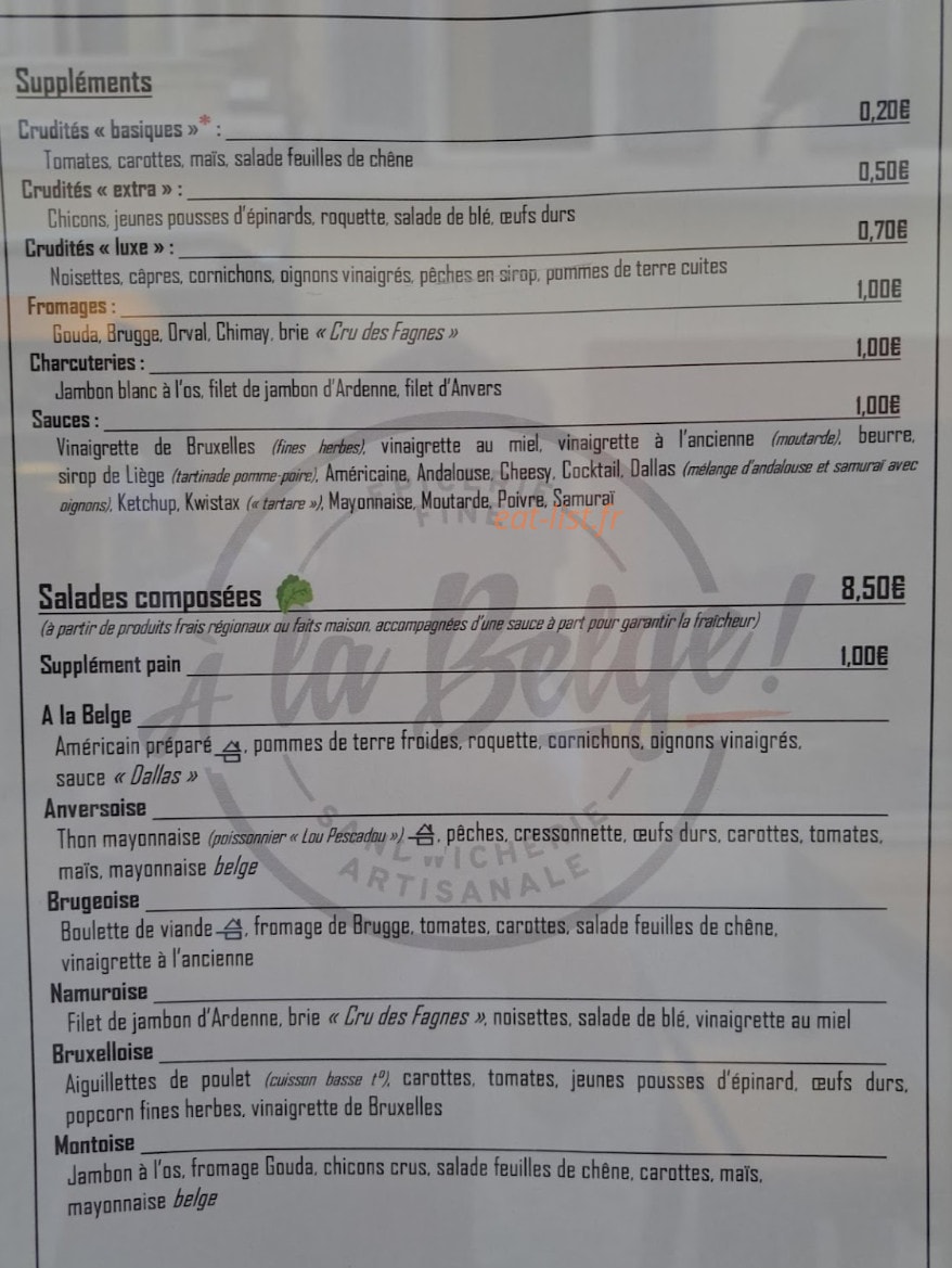 A la Belge ! — carte page 2