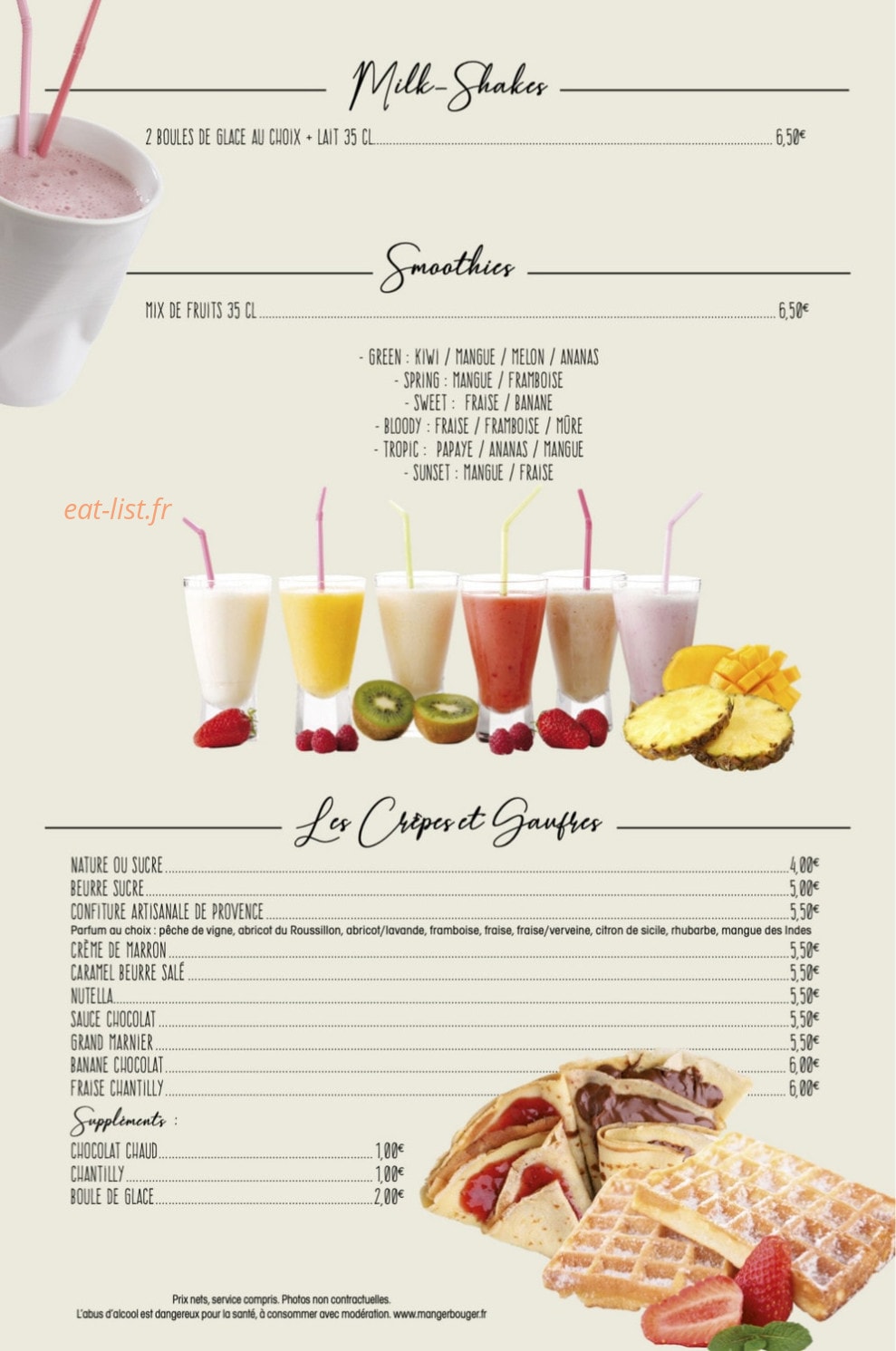 Chez camille — carte page 5