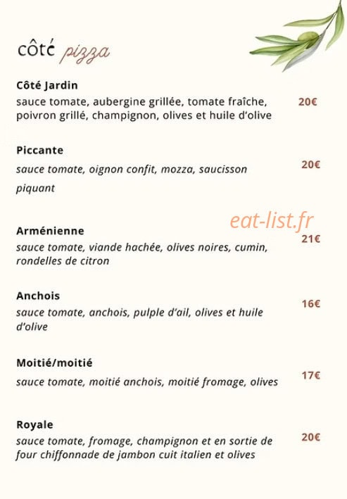 Côté Jardin — carte page 3