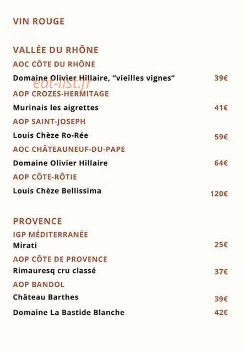Côté Jardin — carte page 15