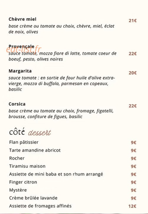 Côté Jardin — carte page 4