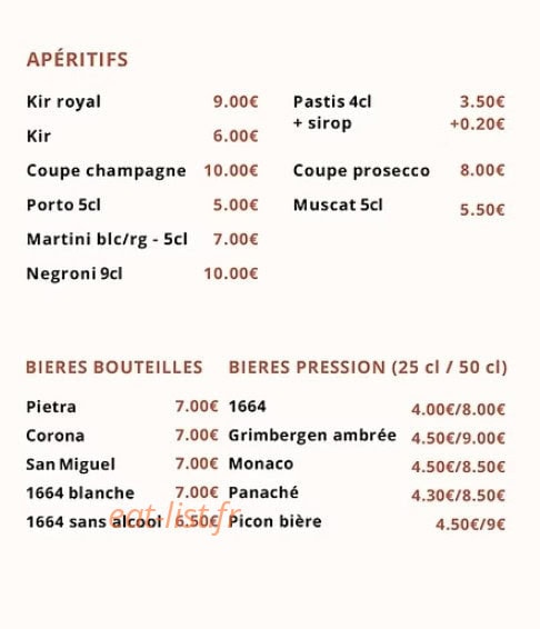 Côté Jardin — carte page 8