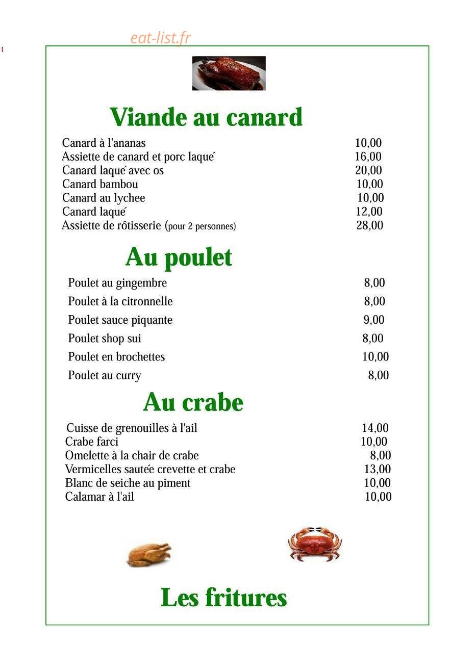 Dragon d'Or — carte page 3