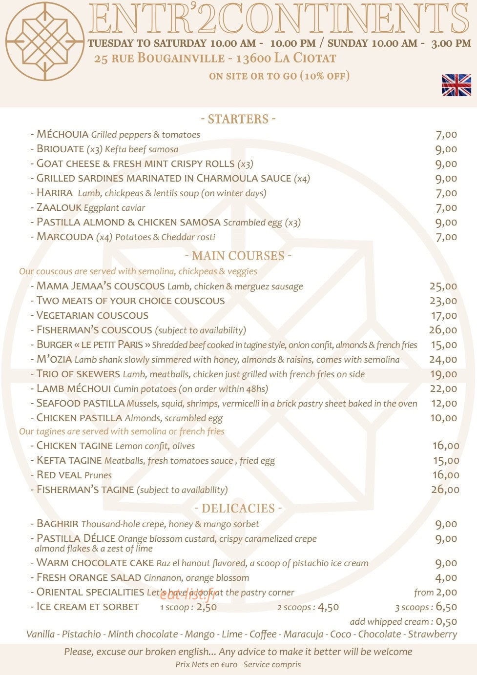 Entr’2 continents — carte page 3