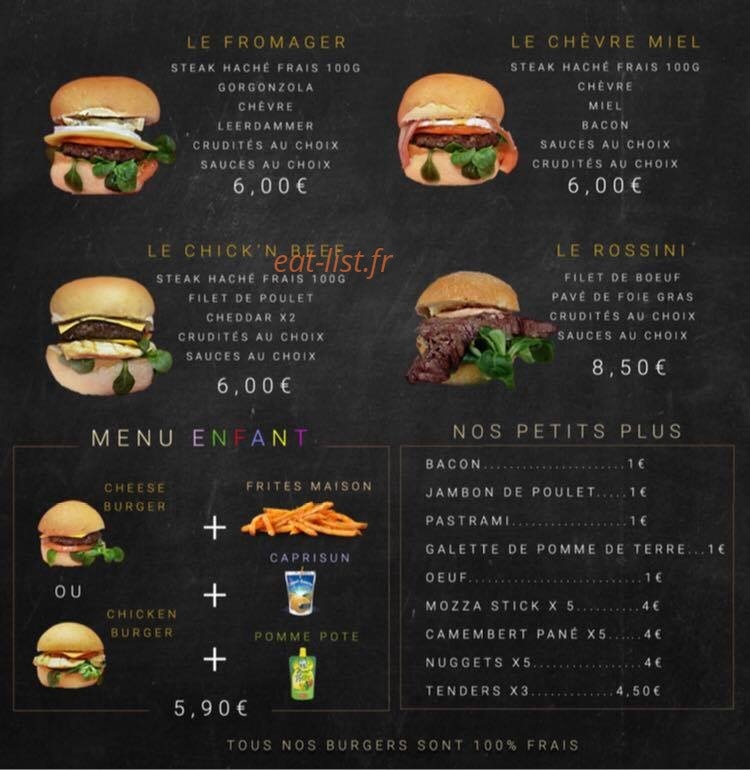 Food-truck Burger Ã  La Ciotat - menu et photos