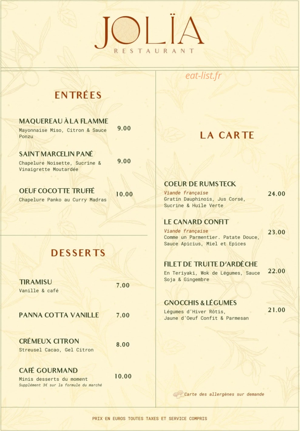 Jolïa — carte page 1