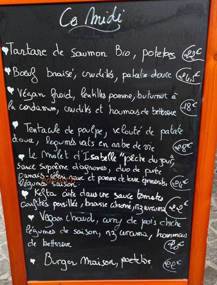 L’assiette O’naturel — carte page 1