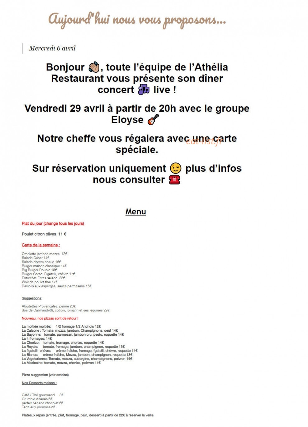 L'Athélia — carte page 1