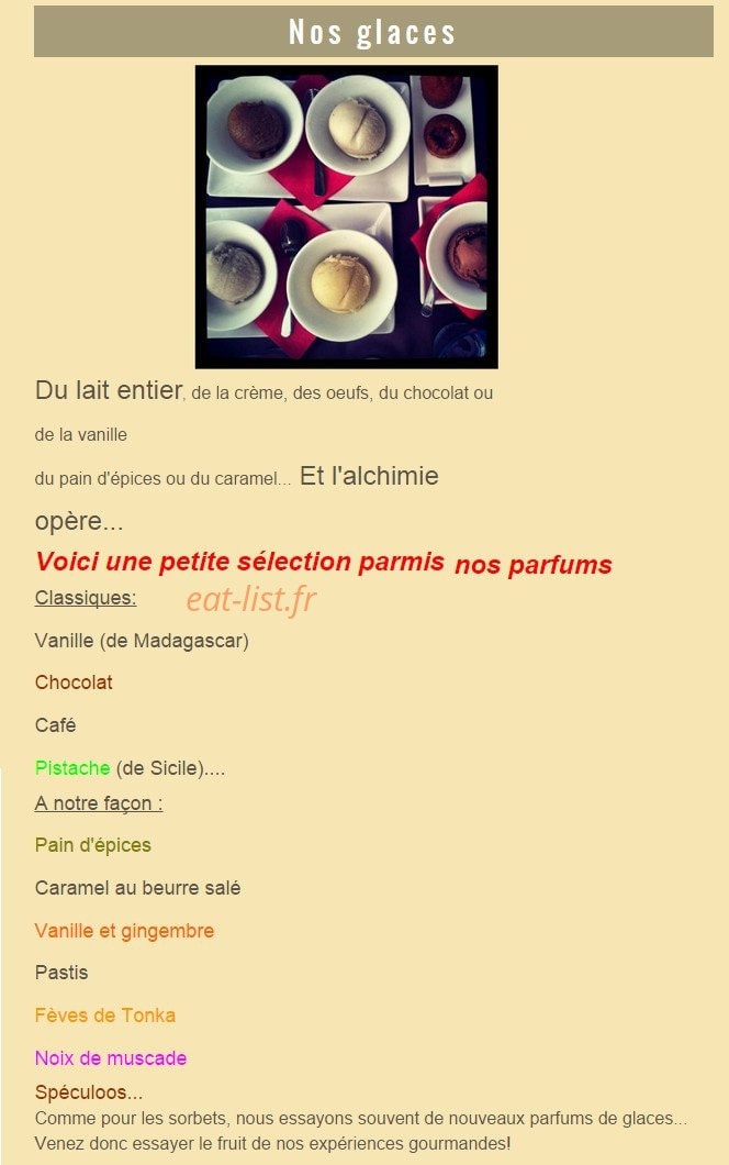L'écume des glaces — carte page 1