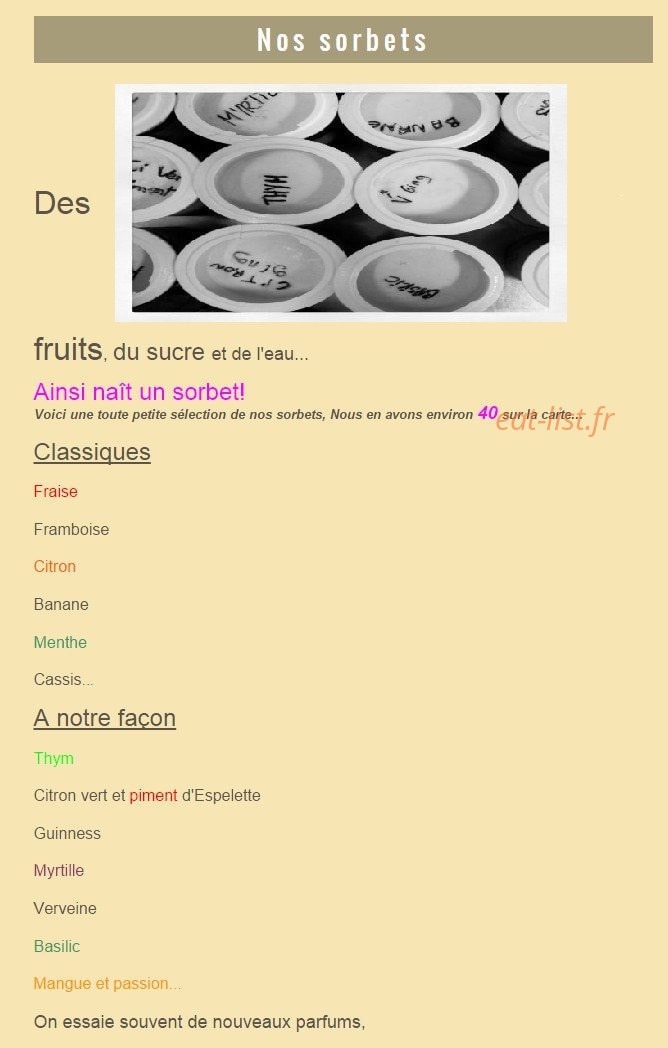L'écume des glaces — carte page 2