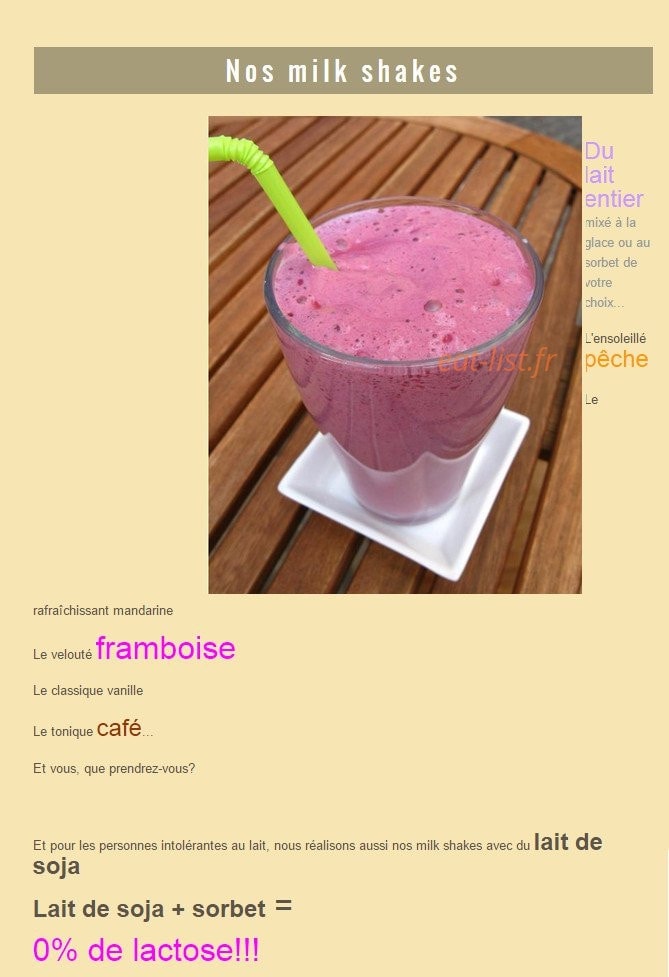 L'écume des glaces — carte page 4