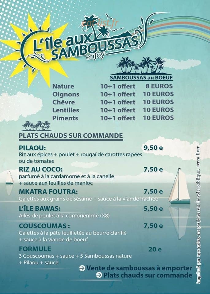 L'île aux samboussas — carte page 2