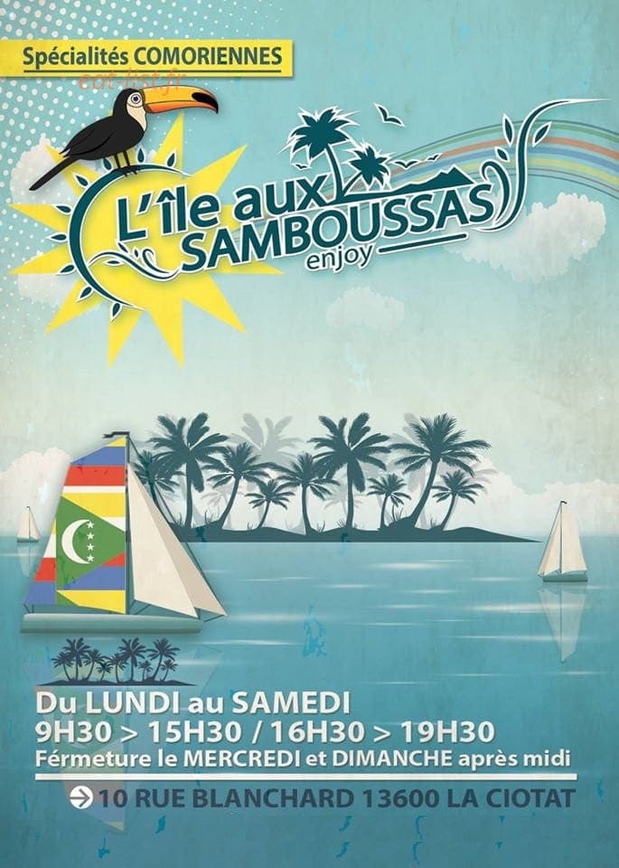 L'île aux samboussas — carte page 1