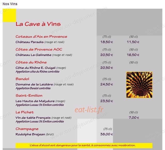 La Carta — carte page 6