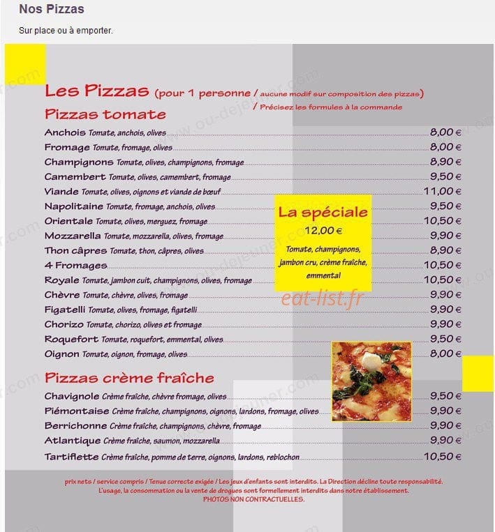 La Carta — carte page 7