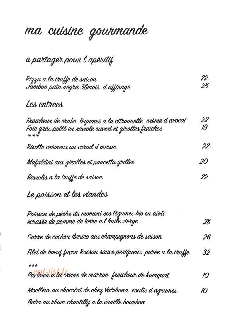 La Joïa — carte page 3