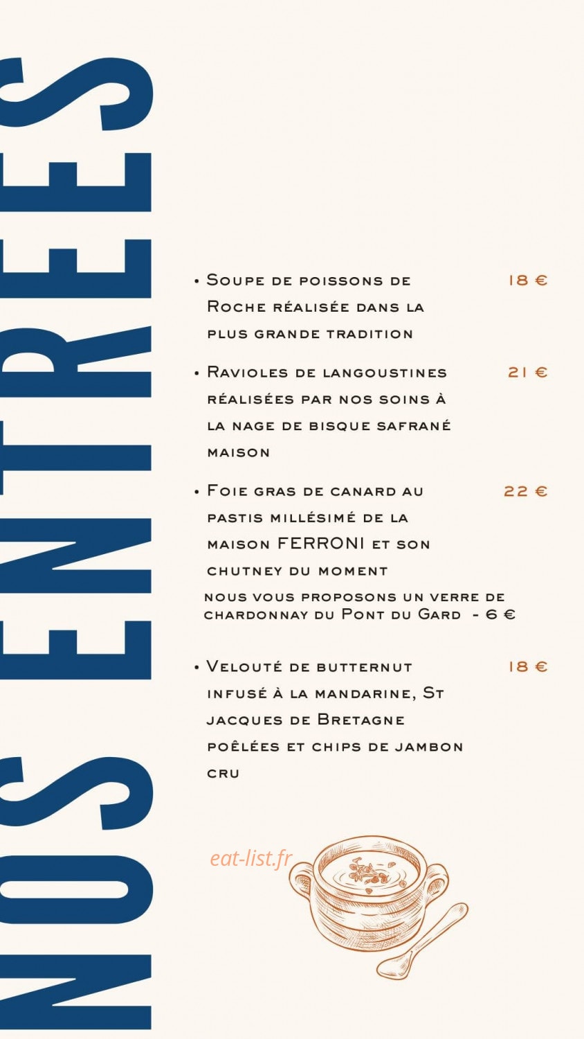 La Virgule à La Ciotat menu et photos — free download