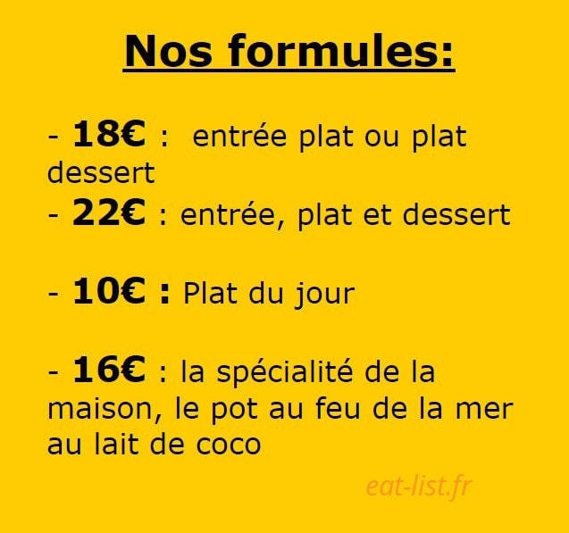 Ma cuisine du marché — carte page 1