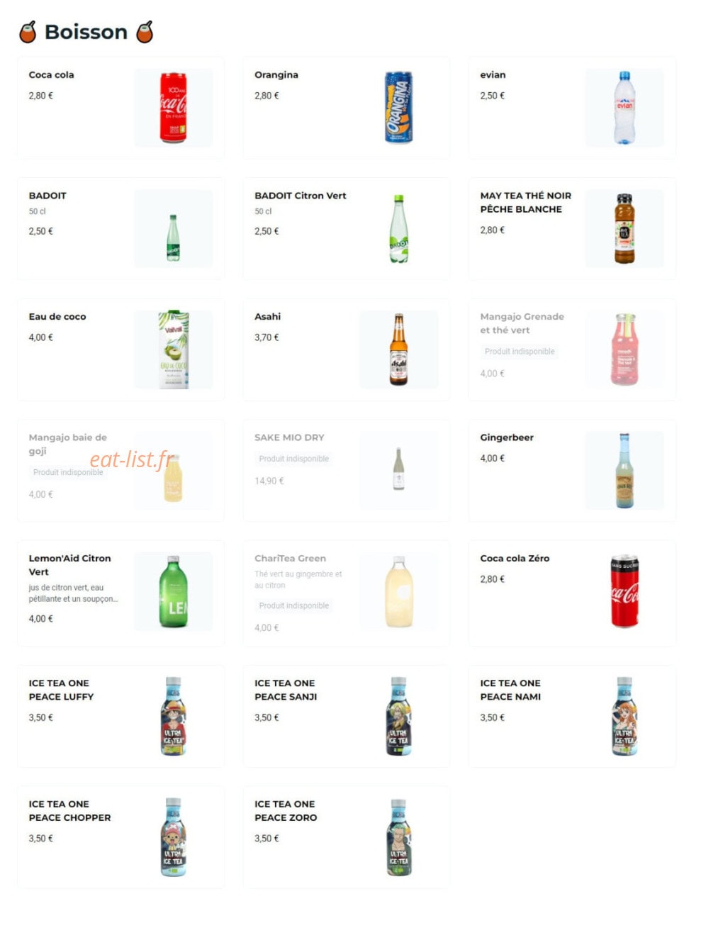 NKI sushi — carte page 7