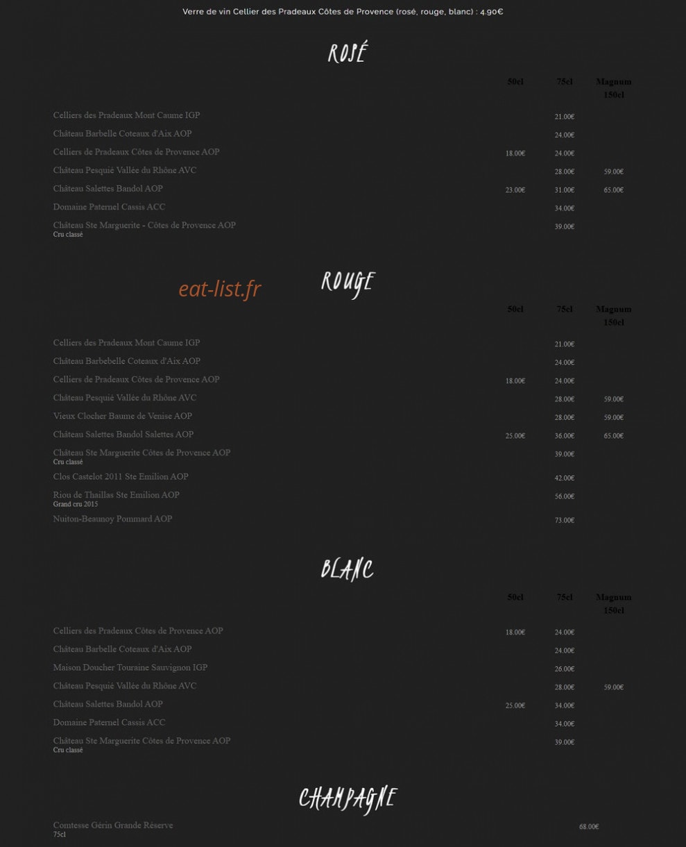 Ô Mets Thaï — carte page 5