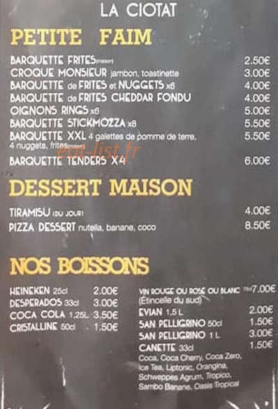 Pizza Bartoch — carte page 8