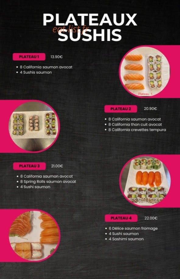 Rubis Sushi — carte page 6